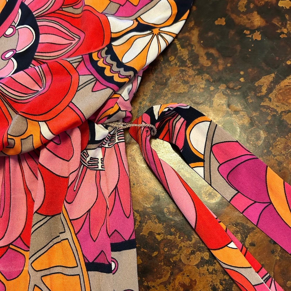 Trina Turk Vibrant Jersey Floral Women's dress XS - Picture 3 of 4